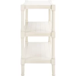Rafiki 3 Shelf Console Table - Distressed White - Safavieh 10 Rafiki 3 Shelf Console Table - Distressed White - Safavieh -Safavieh Store GUEST 03b765cc 6ce4 4e1d 8670 5b928342b70f