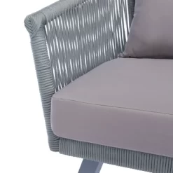 Belmi 4pc Rope Living Set - Gray - Safavieh -Safavieh Store GUEST 044b86f2 037f 4659 a20b 0f6a665e7138