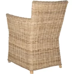 Natuna Rattan Arm Chair - Natural - Safavieh -Safavieh Store GUEST 070726b3 ee9a 4e9a b912 3f8535043679