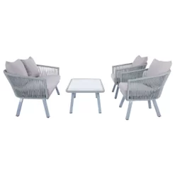 Belmi 4pc Rope Living Set - Gray - Safavieh -Safavieh Store GUEST 0e6679bd 41da 4bfd b7e9 cc00755a7cb1