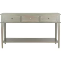 Manelin Console With Storage Drawers - Safavieh -Safavieh Store GUEST 0f6d7fd9 34b0 448a 8f96 9e614351125c