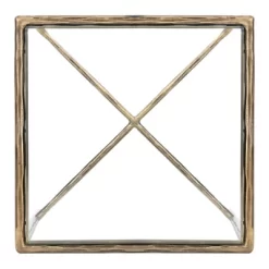 Jessa Forged Metal Square End Table - Brass - Safavieh -Safavieh Store GUEST 12246ad4 f71d 4196 9335 71bf9424e56f