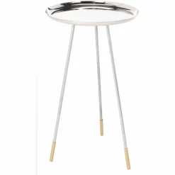 Calix Tri Leg Contemporary Glam Side Table - Silver/Gold - Safavieh 7 Calix Tri Leg Contemporary Glam Side Table - Silver/Gold - Safavieh -Safavieh Store GUEST 1c6cb5a8 c039 496b b102 84bc47f89f16