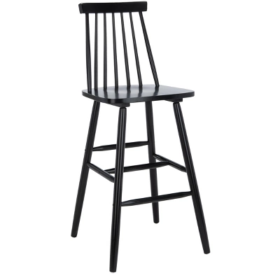 Beaufort Bar Stool (Set Of 2) - Black - Safavieh 3 Beaufort Bar Stool (Set Of 2) - Black - Safavieh - Image 3