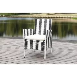Kendrick Chair (Set Of 2) - Black/White - Safavieh