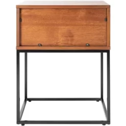 Marquise 1 Drawer Nighstand - Brown - Safavieh -Safavieh Store GUEST 2aec3ff8 73d7 42c8 b1b9 d98f44ba7596