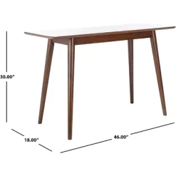 Sasharose Makeup Table - Walnut - Safavieh -Safavieh Store GUEST 2bc096dc cdaf 4f4b acac d035f907b630