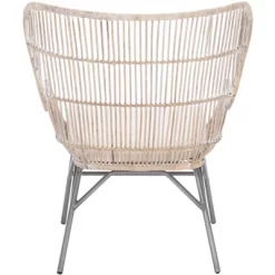 Lenu Rattan Accent Chair W/ Cushion - Grey White Wash/White/ Black - Safavieh 11 Lenu Rattan Accent Chair W/ Cushion - Grey White Wash/White/ Black - Safavieh -Safavieh Store GUEST 2faa7727 9d5a 4c57 a25f a918c4b5ce68