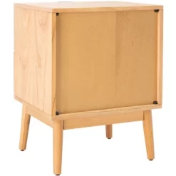 Baisley 2 Drawer Rattan Nightstand - Natural - Safavieh -Safavieh Store GUEST 3efefde2 a3f6 417a 9d06 8603955ac3d2