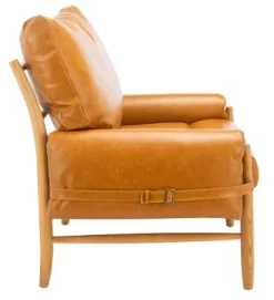 Oslo Mid Century Arm Chair - Caramel/Natural - Safavieh -Safavieh Store GUEST 42c600c8 d6fb 48e6 aa8e c480cbb07632