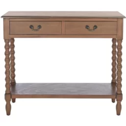 Athena 2 Drawer Console Table - Safavieh -Safavieh Store GUEST 6807886a 7485 445e a340 7b91fb110f03