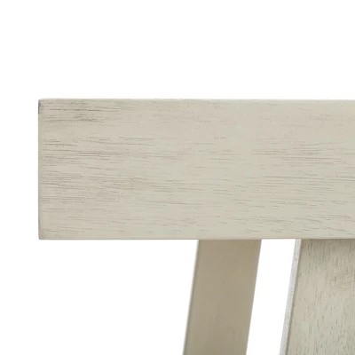 Renzo Indoor/Outdoor Bar Cart - Distressed White - Safavieh 1 Renzo Indoor/Outdoor Bar Cart - Distressed White - Safavieh