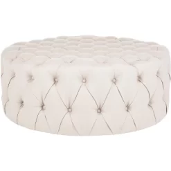 Charlene Tufted Cocktail Ottoman - Safavieh -Safavieh Store GUEST 7dad74c8 b1cd 453d b436 9ca9b4fd8e28
