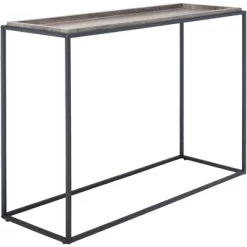 Andey Console Table - Brown/Black - Safavieh -Safavieh Store GUEST 80a0194f 74d1 479d 8310 d393107879e8
