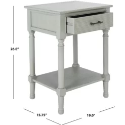 Ryder 1 Drawer Accent Table - Safavieh -Safavieh Store GUEST 86a19da8 0e43 4bc5 8e43 ce4e1cfb20f2