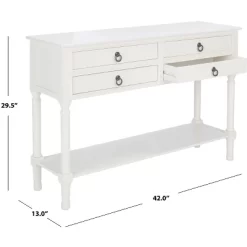 Haines 4 Drawer Console Table - Safavieh -Safavieh Store GUEST 885377f5 68fe 46d8 beca 22021e4d9401