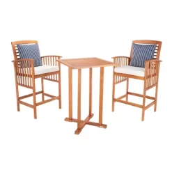 Pate 3pc Bistro Set - Natural/Beige/Navy - Safavieh 11 Pate 3pc Bistro Set - Natural/Beige/Navy - Safavieh -Safavieh Store GUEST 89b4d8ba c95e 421d a6d9 62017039a458
