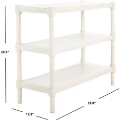 Rafiki 3 Shelf Console Table - Distressed White - Safavieh 13 Rafiki 3 Shelf Console Table - Distressed White - Safavieh -Safavieh Store GUEST 8cb25348 9de1 4717 bf30 f554f257f41d
