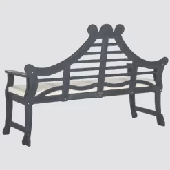 Azusa Bench - Gray/Beige - Safavieh -Safavieh Store GUEST 8dbe54b6 95c6 475d 952d 95a5580d897e