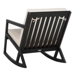 Vernon Rocking Chair - Black/White - Safavieh -Safavieh Store GUEST 8e286c0d 1bc0 4e2a 8c18 679e801b2d39
