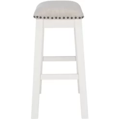 Aero Counter Stool (Set Of 2) - White - Safavieh -Safavieh Store GUEST 8fc3ec41 373b 4f2f b7f2 3bfc6d7c7b72