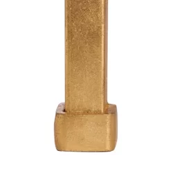 Hanzel Gold Leaf Glass Side Table - Gold - Safavieh -Safavieh Store GUEST 972d6f75 edbc 4fa1 a70f 1c548eb5d8fa