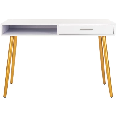 Jorja 1 Drawer 1 Shelf Desk - Safavieh 11 Jorja 1 Drawer 1 Shelf Desk - Safavieh - Image 11