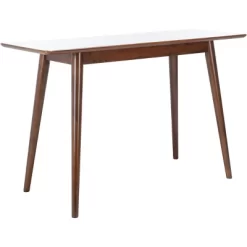 Sasharose Makeup Table - Walnut - Safavieh -Safavieh Store GUEST a4de9d95 d082 4d85 8eee 43b829a6dd26