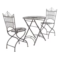 Belen 3pc Bistro Set - Black Rust - Safavieh -Safavieh Store GUEST b9e62d45 927f 4cb9 9284 3f69a5c7caa4