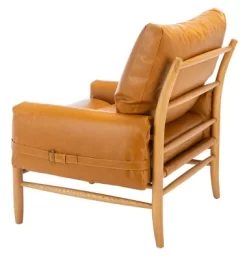 Oslo Mid Century Arm Chair - Caramel/Natural - Safavieh -Safavieh Store GUEST b9edd0c1 97a2 4583 9e61 377b63f6298e