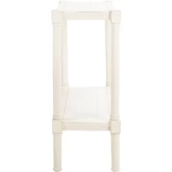 Rafiki Console Table - Distressed White - Safavieh -Safavieh Store GUEST bac50d0c 3077 4ec8 becd 4f66355e60bf