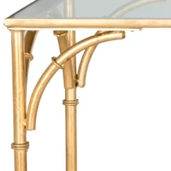 Maurice Console - Gold/Glass - Safavieh -Safavieh Store GUEST c40ba041 6833 4f49 8f52 11dd80633081