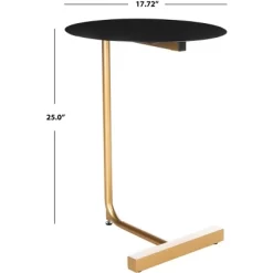 Haylee Round Side Table - Safavieh -Safavieh Store GUEST c602823b a950 497b 9d89 9ba272c8aaf6