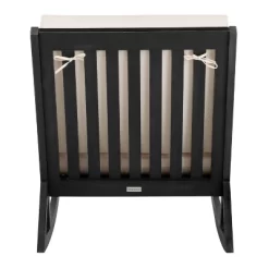 Vernon Rocking Chair - Black/White - Safavieh -Safavieh Store GUEST d3efcef1 f1b8 4a0b bf1c 52d3928c05a4