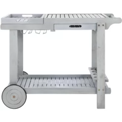 Orland Tea Trolley - Grey - Safavieh 14 Orland Tea Trolley - Grey - Safavieh -Safavieh Store GUEST d4e269b7 186e 4633 963f 10d77a6c6e24