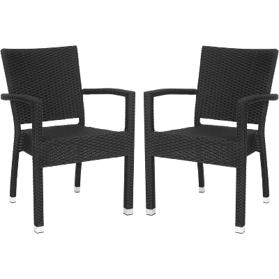 Kelda Stacking Arm Chair (Set Of 2) - Safavieh 9 Kelda Stacking Arm Chair (Set Of 2) - Safavieh - Image 9