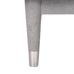 Jodie Faux Shagreen Nightstand - Grey/Silver - Safavieh -Safavieh Store GUEST e3ef008f b4c0 41d9 9952 bc41ba26e611