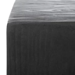 Cube Indoor/Outdoor Modern Concrete Accent Table - Black - Safavieh -Safavieh Store GUEST e6ef2d53 0d5b 4283 9eec 861e7dd8d2ab