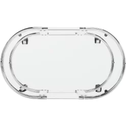 Lennon Acrylic Bar Trolley - Chrome - Safavieh -Safavieh Store GUEST e9d582dd 7f16 4984 bee1 a6f4b045228f