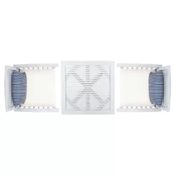 Pate 3pc Bistro Set - Gray/Beige/Navy - Safavieh -Safavieh Store GUEST ed772ba1 8dc2 4fbb bc9f 0554667924f1