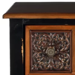 Kenneth 2 Drawer Side Table - Dark Brown - Safavieh -Safavieh Store GUEST f3a0586c 1a2a 470d a715 6472e18f5277